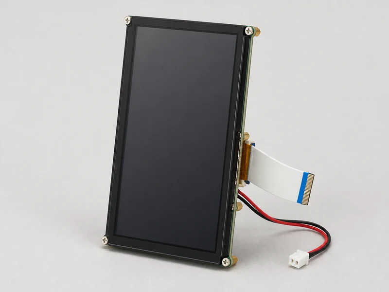 Raspberry Pi Touch Display 2 5 inç DSI ekran, FFC ve GPIO güç kablosu